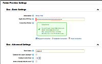 DNN GlobalStorage Box.net DNN Folder Provider Settings