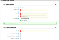 DNN GlobalStorage FTP DNN Folder Provider Settings