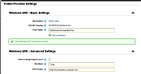 DNN GlobalStorage Windows UNC DNN Folder Provider Settings