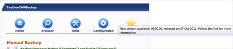 New Version notification