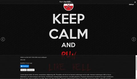 Template  - custom - gallery with details