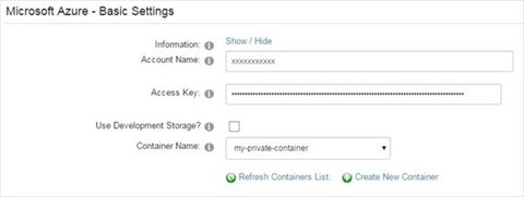 Azure - Basic Settings