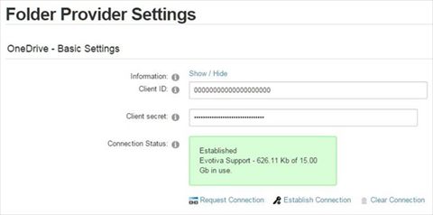OneDrive - Basic Settings