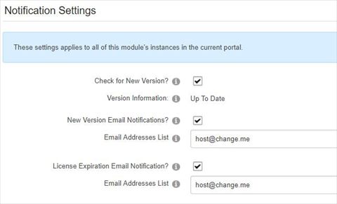 Notification Settings