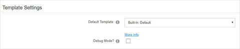 Template Settings