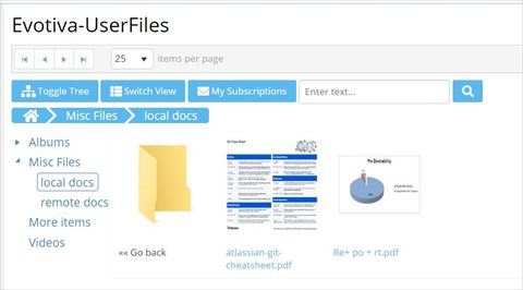 PDF files thumbnails